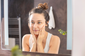 glowing skin